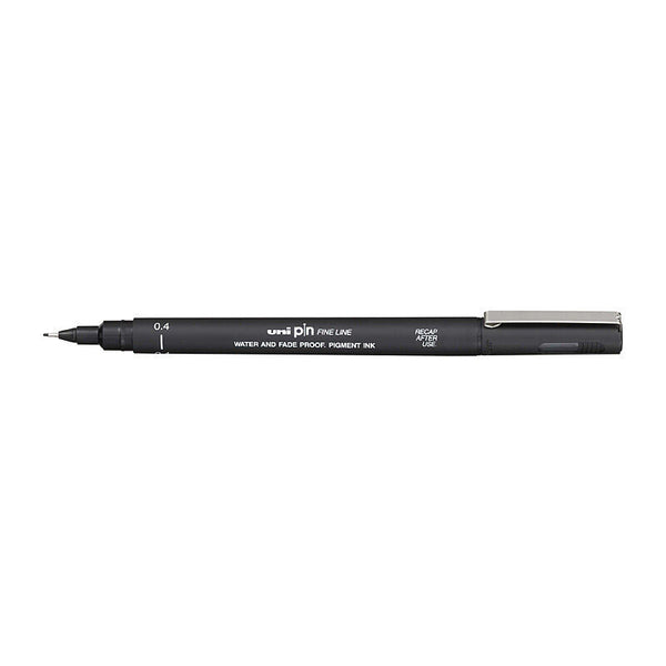Uni Pin Fineliner 0.4 Black Box Of 12