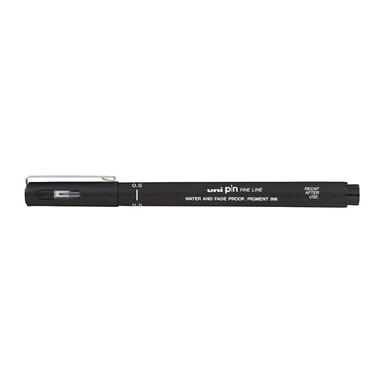 Uni Pin Fineliner 0.5 Black Box Of 12