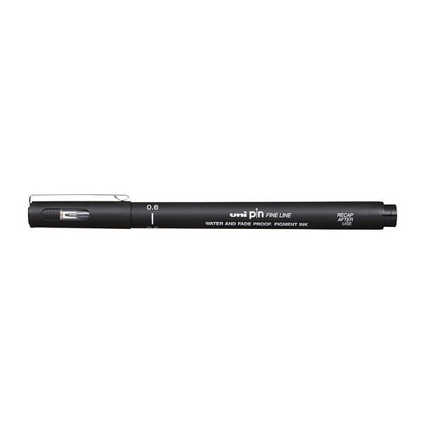Uni Pin Fineliner 0.6 Black Box Of 12