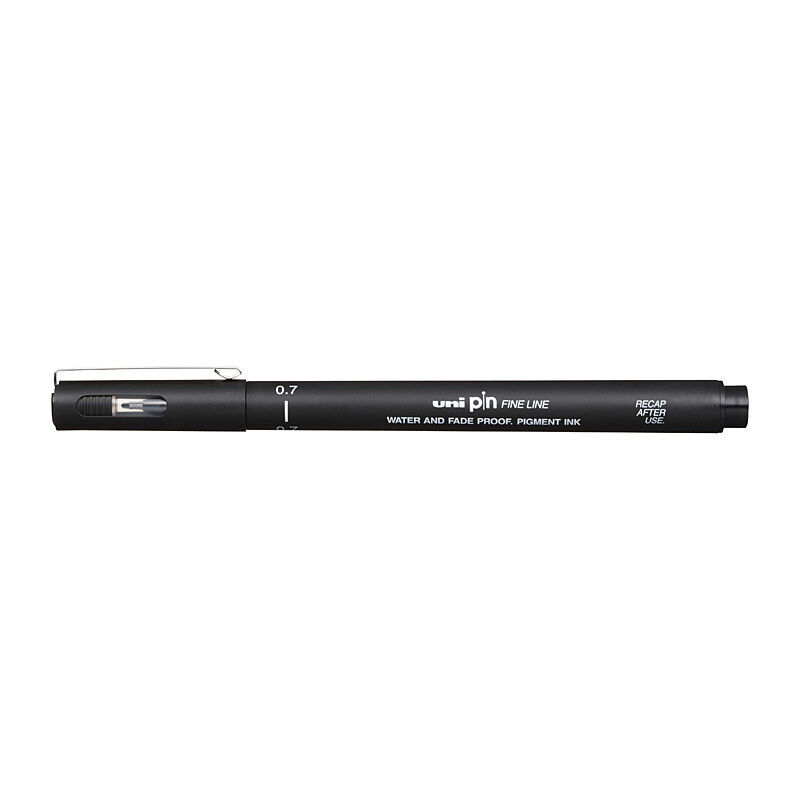Uni Pin Fineliner 0.7 Black Box Of 12
