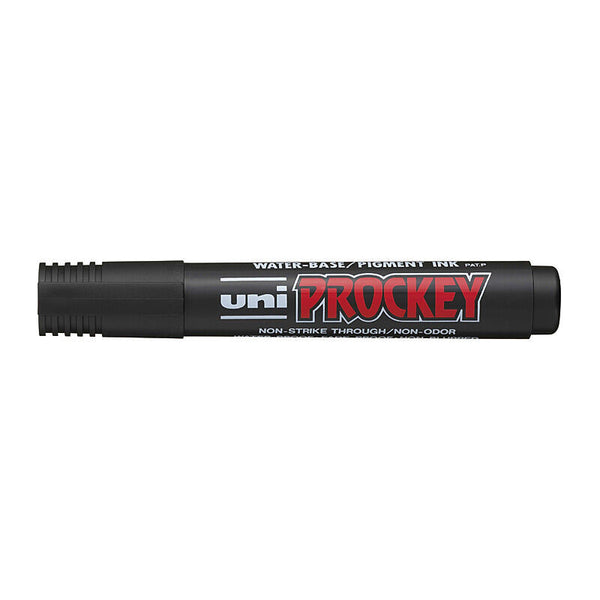 Uni Prockey Permanent Marker Black Box Of 12