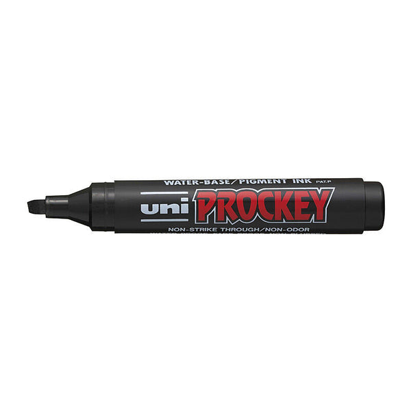 Uni Prockey Marker Chisel Black Box Of 12