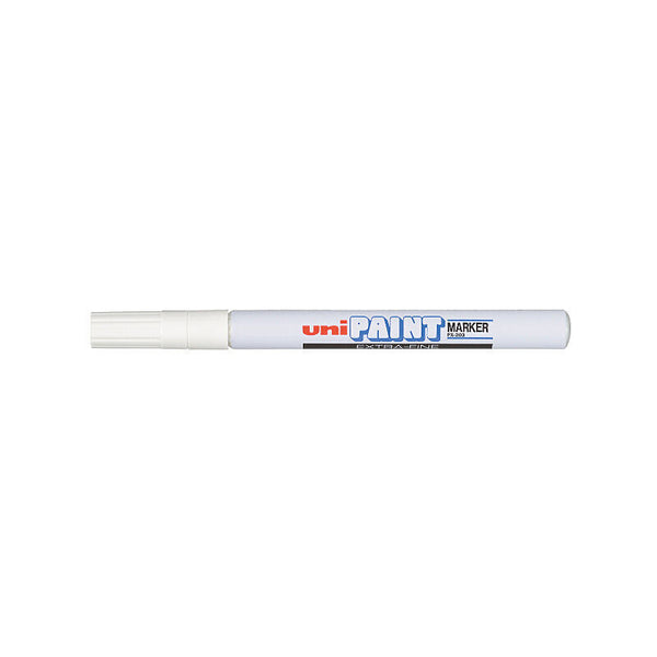 Uni Chalk Marker Xfine White Box Of 12