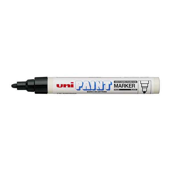 Uni Paint Marker Bullet Px20 Black Box Of 12
