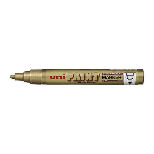 Uni Paint Marker Bullet Px20 Gold Box Of 12