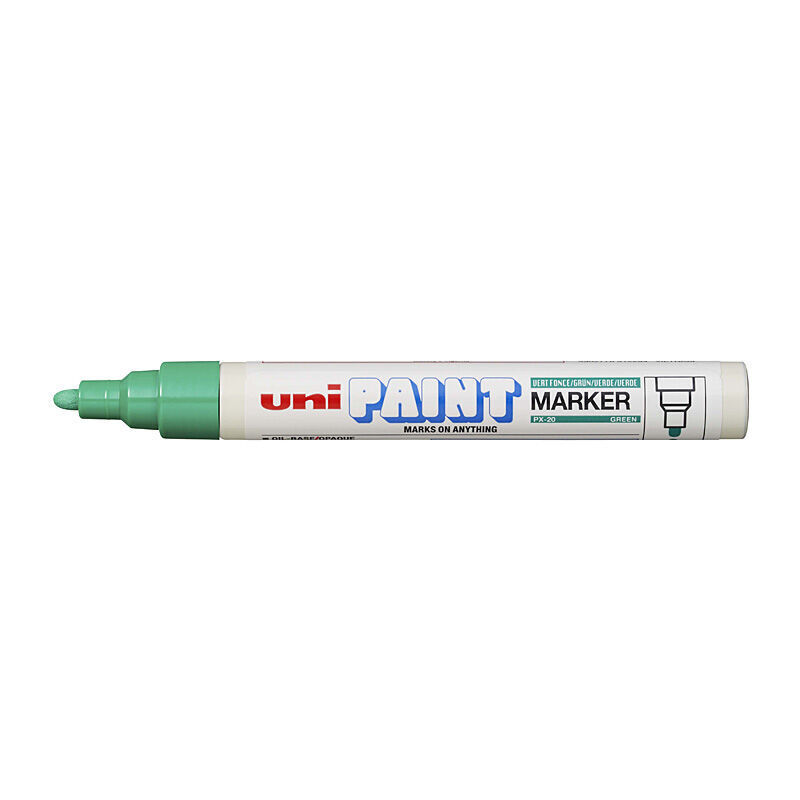Uni Paint Marker Bullet Px20 Green Box Of 12