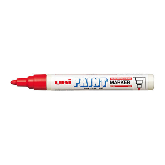 Uni Paint Marker Bullet Px20 Red Box Of 12