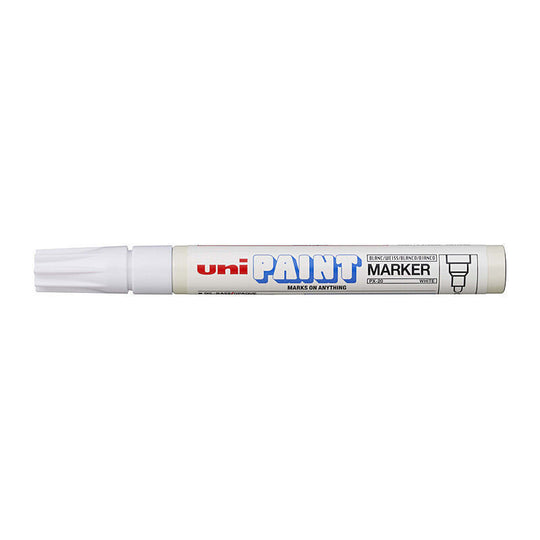 Uni Paint Marker Bullet Px20 White Box Of 12
