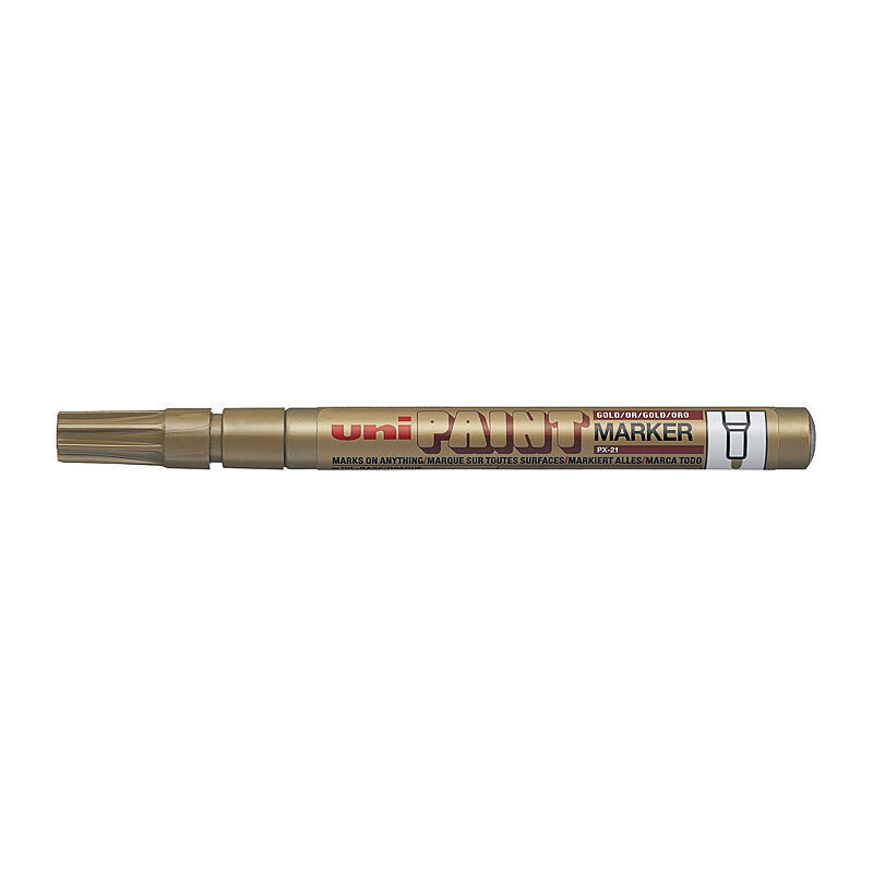 Uni Paint Marker Bullet Px21 Gold Box Of 12