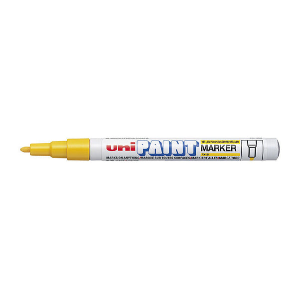 Uni Paint Marker Bullet Px21 Yellow Box Of 12