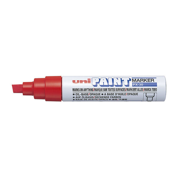 Uni Paint Marker Bold Chisel Px30 Red
