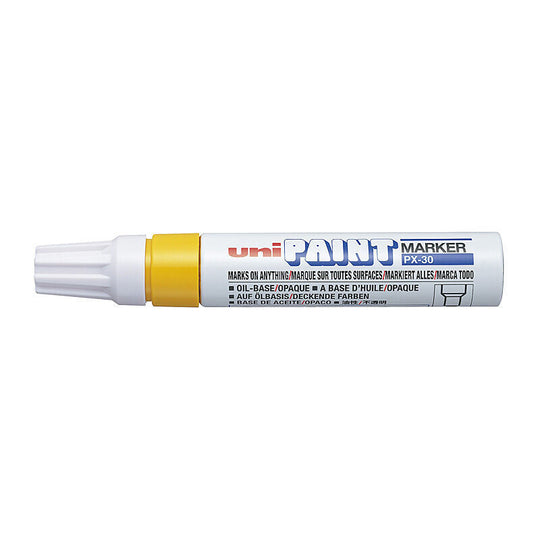 Uni Paint Marker Bold Chisel Px30 Ylw
