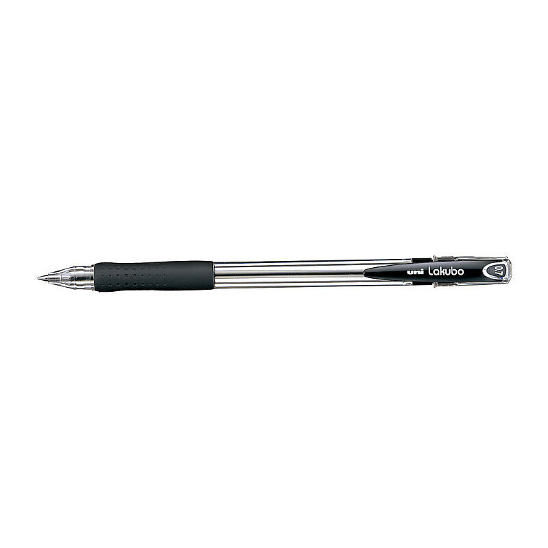 Uni Lakubo Ballpoint Pen 0.7 Black Box Of 12