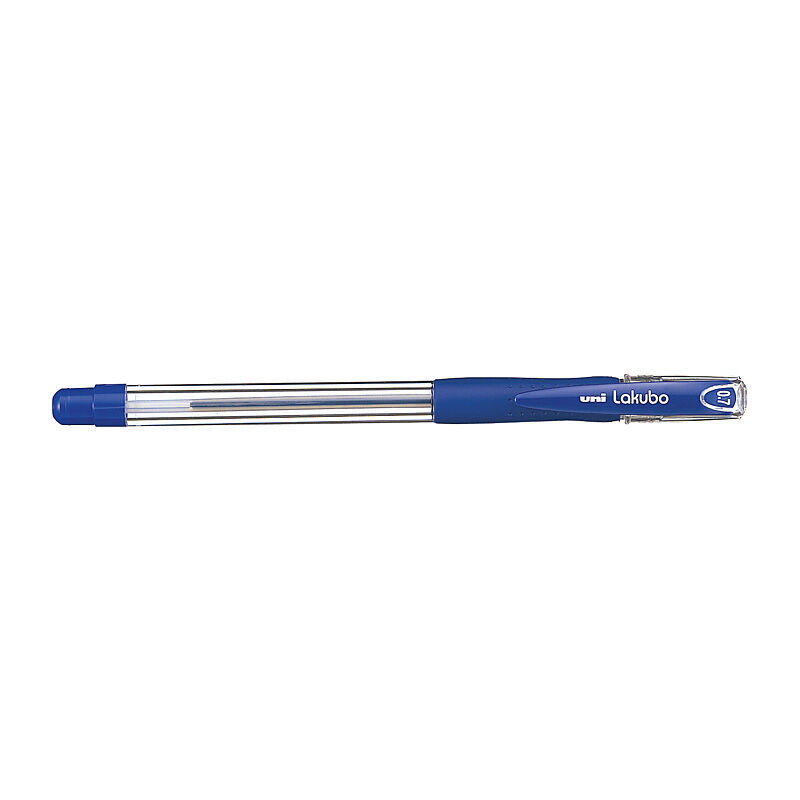 Uni Lakubo Ballpoint Pen 0.7 Blue Box Of 12