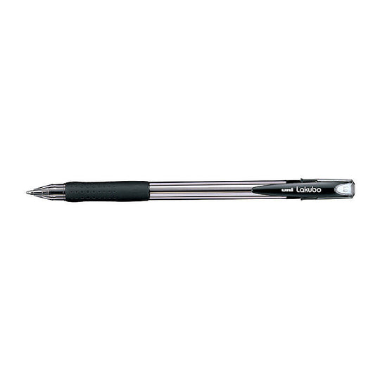 Uni Lakubo Ballpoint Pen 1.0 Black Box Of 12