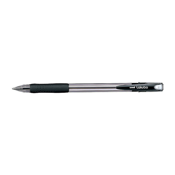 Uni Lakubo Ballpoint Pen 1.0 Black Box Of 12