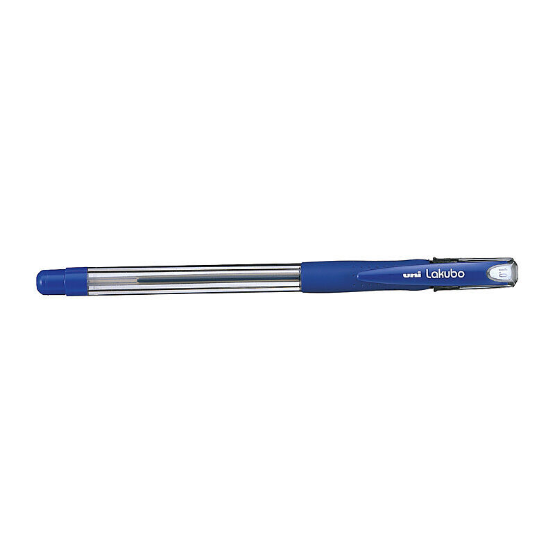 Uni Lakubo Ballpoint Pen 1.0 Blue Box Of 12