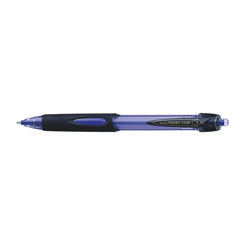 Uni Powertank Retractable 1.0 Blue Box Of 12