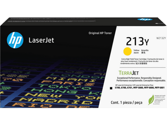 HP #213Y Yellow Toner W2132Y