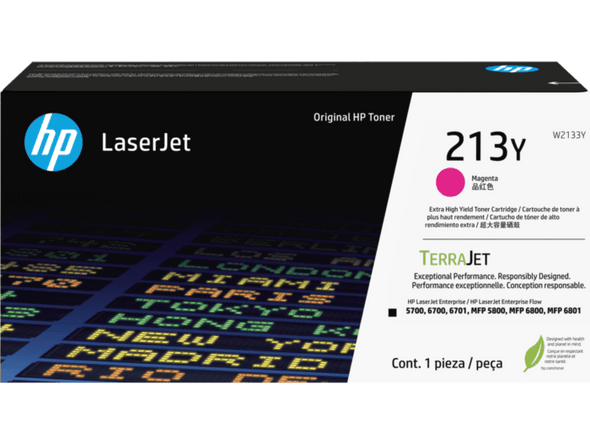 HP #213Y Magenta Toner W2133Y