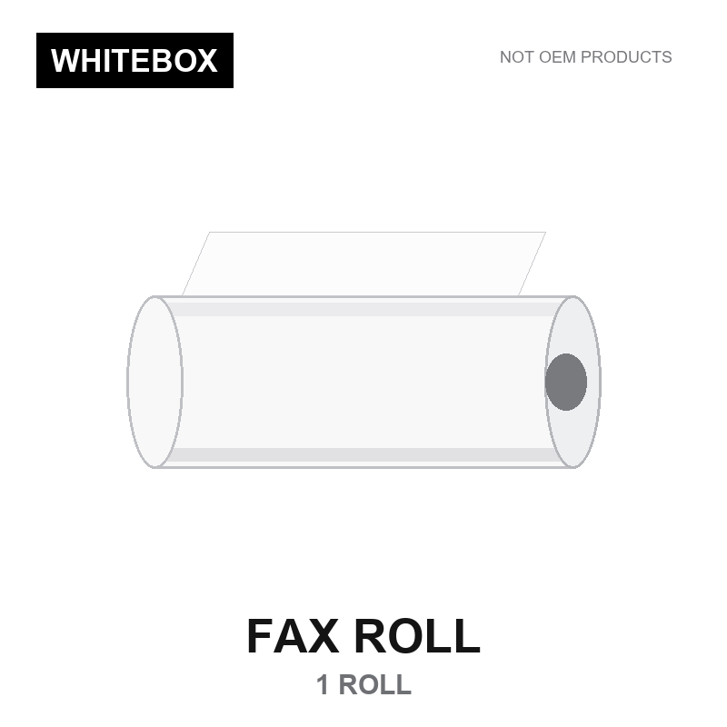 WBFAX — Whitebox compatible fax roll — Panasonic PAN52 OEM KX-FA52E