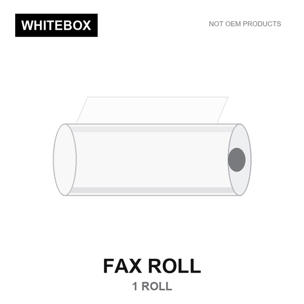 WBFAX — Whitebox compatible fax roll — Sharp 09 1 Roll OEM FO-9CR