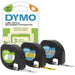 DYMO Letratag Variety Pack 12mmX4M Pack of 3 12mm