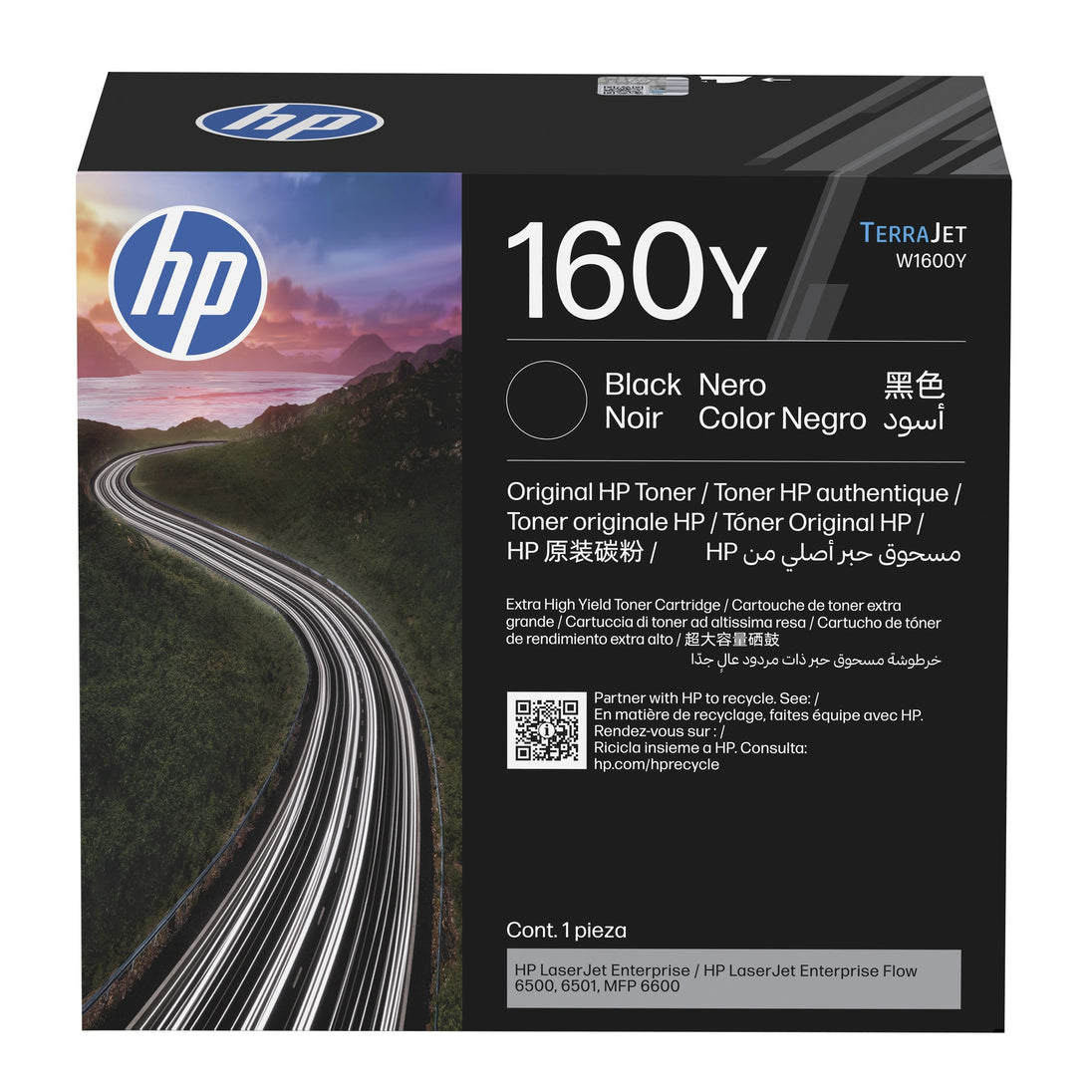 HP 160Y Black Toner W1600Y
