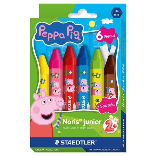 Staedtler Peppa Pig Crayons Pack of 6 Box of 6