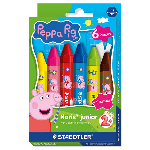 Staedtler Peppa Pig Crayons Pack of 6 Box of 6
