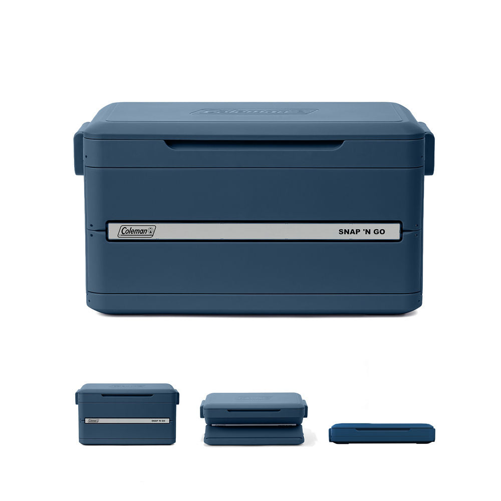 Coleman Snap 'N Go 52 Litre Collapsible Hard Cooler Sapphire